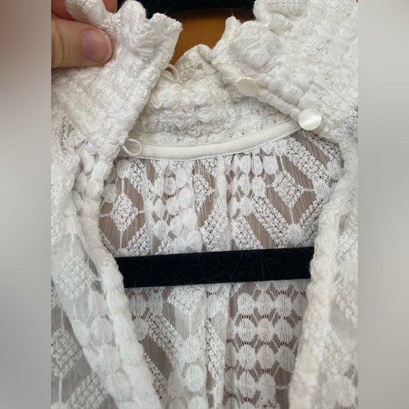 Sezane White Lace Top - Picture 6 of 11